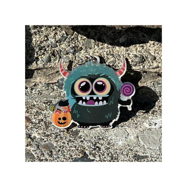 Tuffy das Monster Cache Buddy Travel Tag
